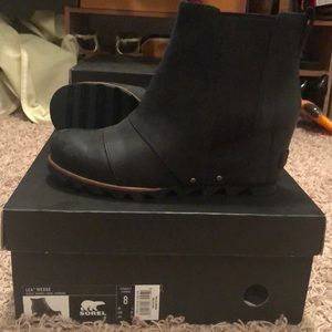 Sorel Lea Wedge, Size 8, Black